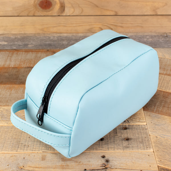 Cowhide discount cosmetic bag