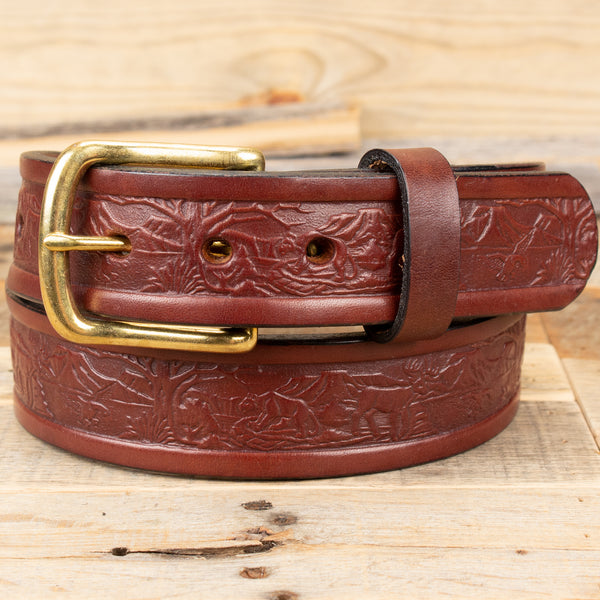 Personalized Leather Belt - Made in American - Bridle Leather Belts - Holtz  Leather