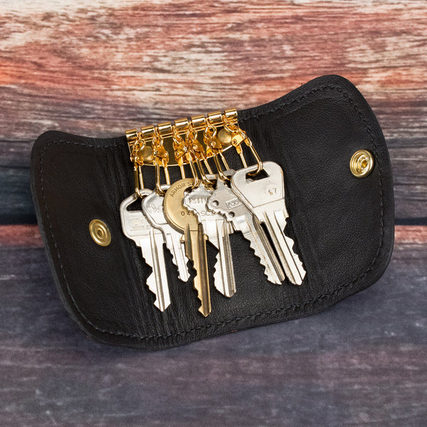Black Stingray Leather Key Holder – Yoder Leather Company