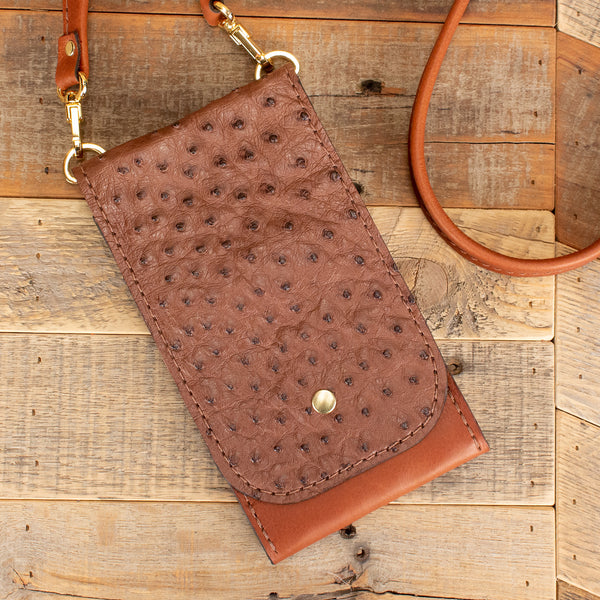 Amish Hand Made Brown Ostrich Skin Billfold – Yoder Leather Company