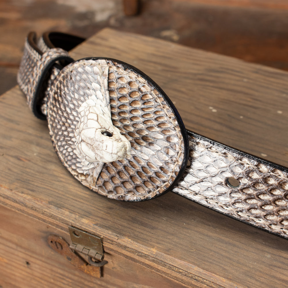 Rattlesnake Wallet - Snake Skin & Buffalo Leather