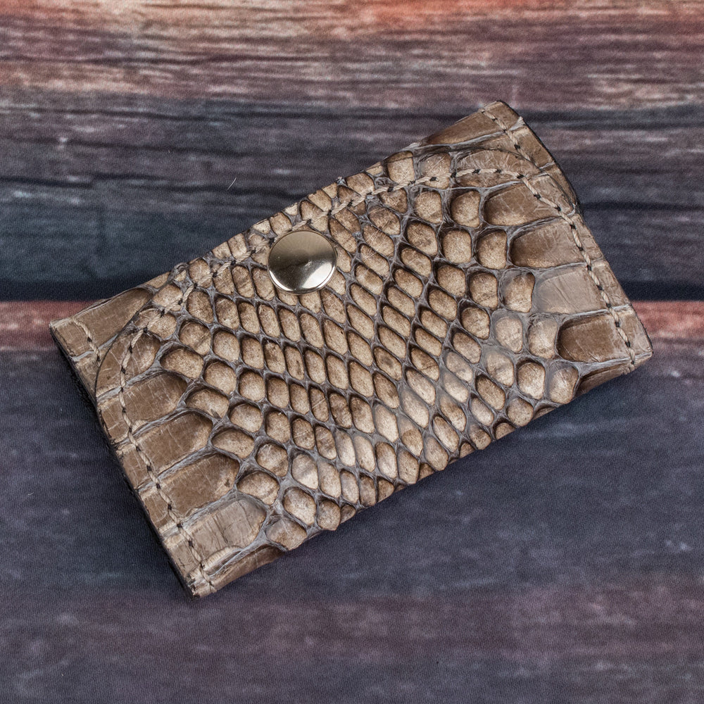 Python Skin Leather Keychain – Yoder Leather Company
