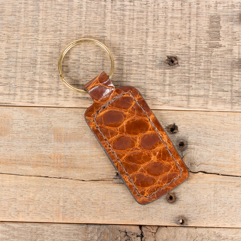 Handmade Leather Keychain ➤ Custom Personalized Key Fob