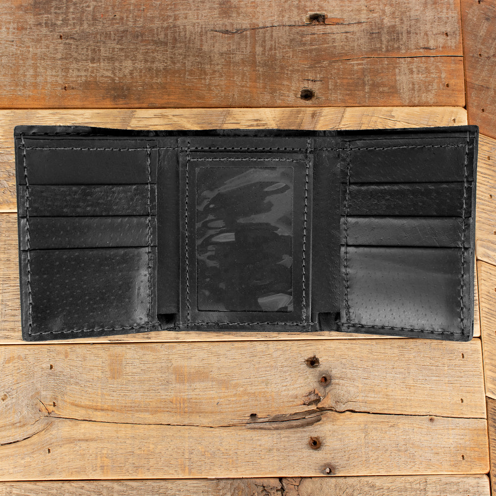 Roper Wallet Kit Black DIY Make Your Own Leathercraft Tandy Leather 4044-01